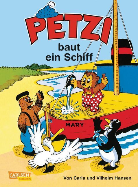 Petzi Bd. 1: Petzi baut ein Schiff