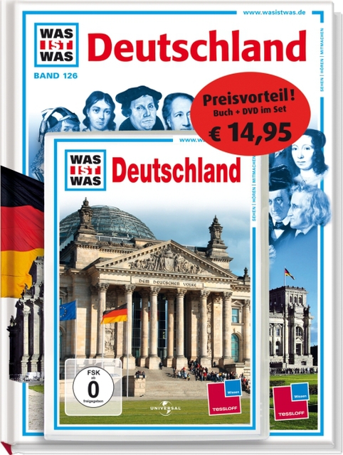 Was ist was Bd. 126: Deutschland (Set: Buch mit DVD)